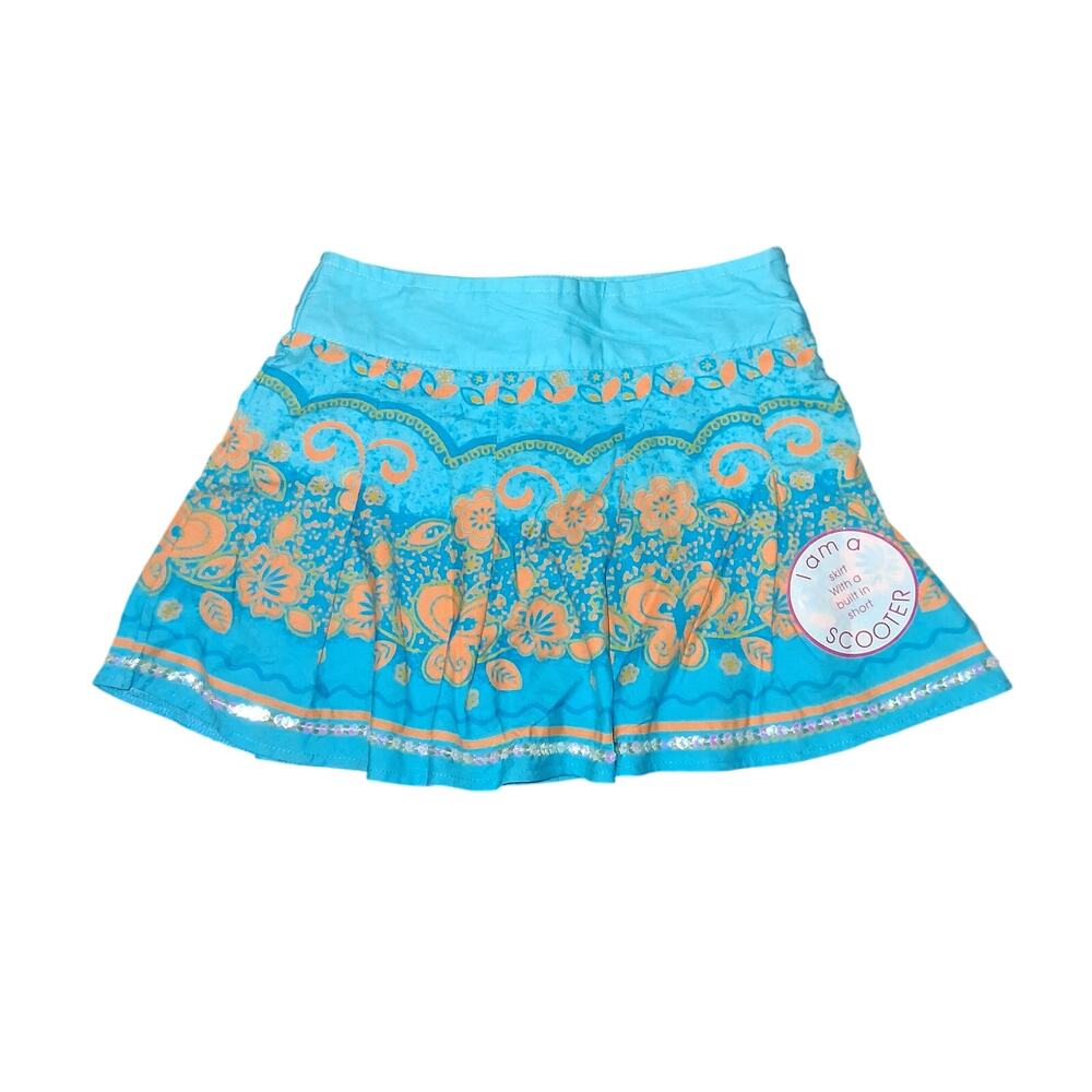 NWT Size 3T Vintage Girls Scooter Cotton Skirt